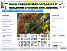 Tablet Screenshot of couteauxlancersports.fr